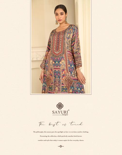 Sayuri Designer Ehsaas Wedding Party Salwar Suits Catalog collection 10