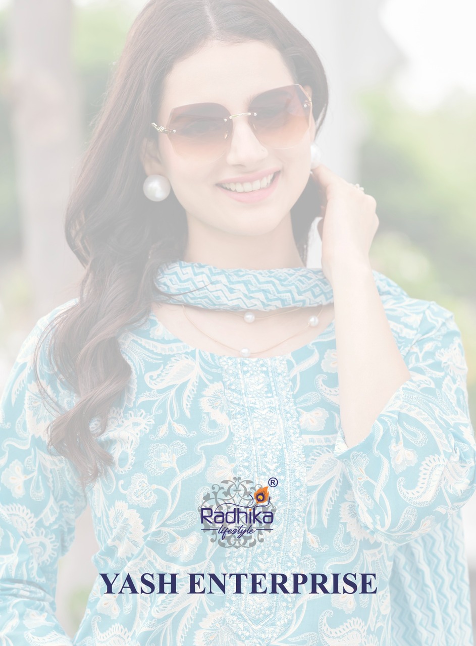 Radhika Lifestyle Cotton Plus 3 Printed Salwar Kameez Catalog collection 8