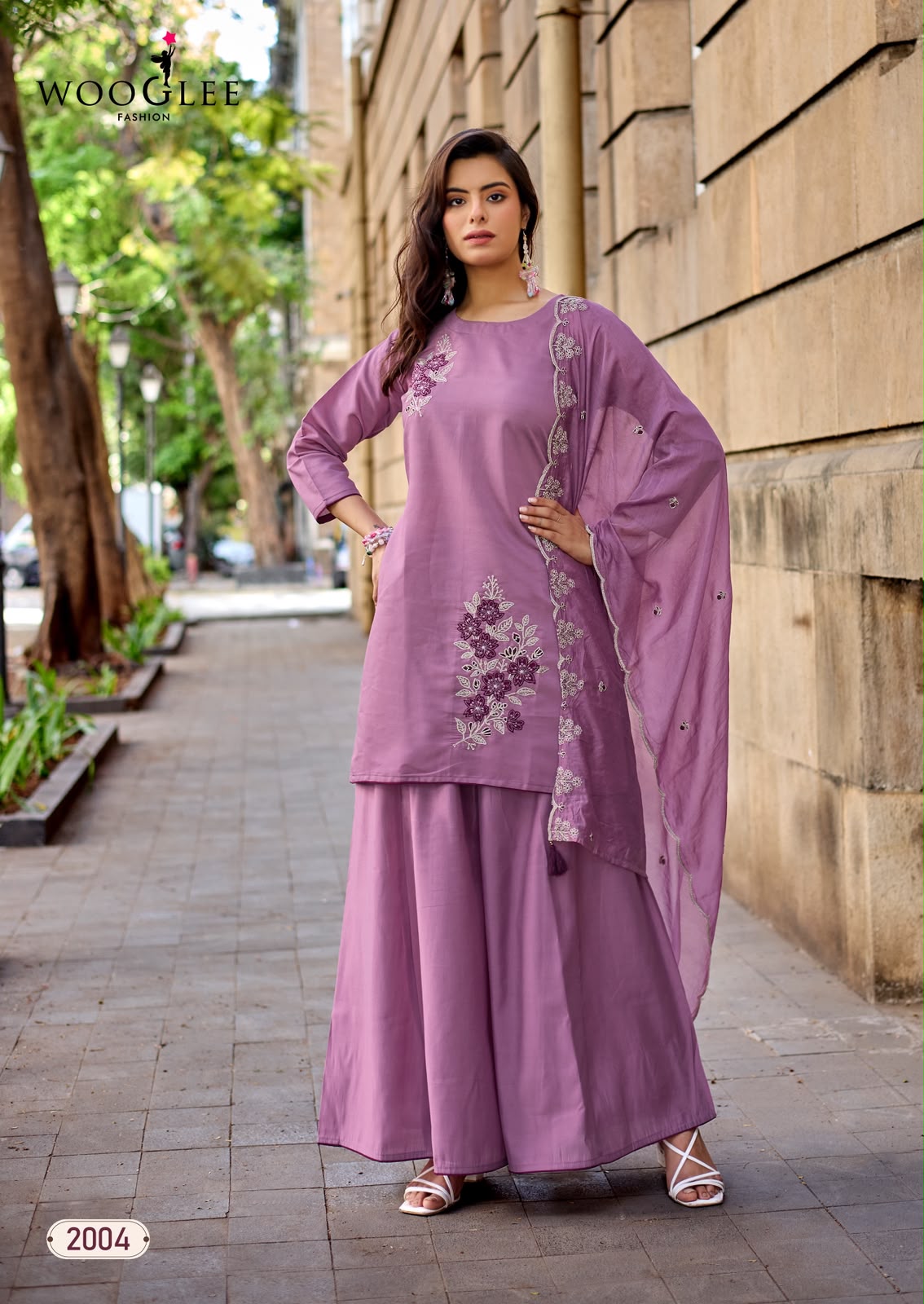 Wooglee Fashion Blue Pearl Readymade Dress Catalog collection 2