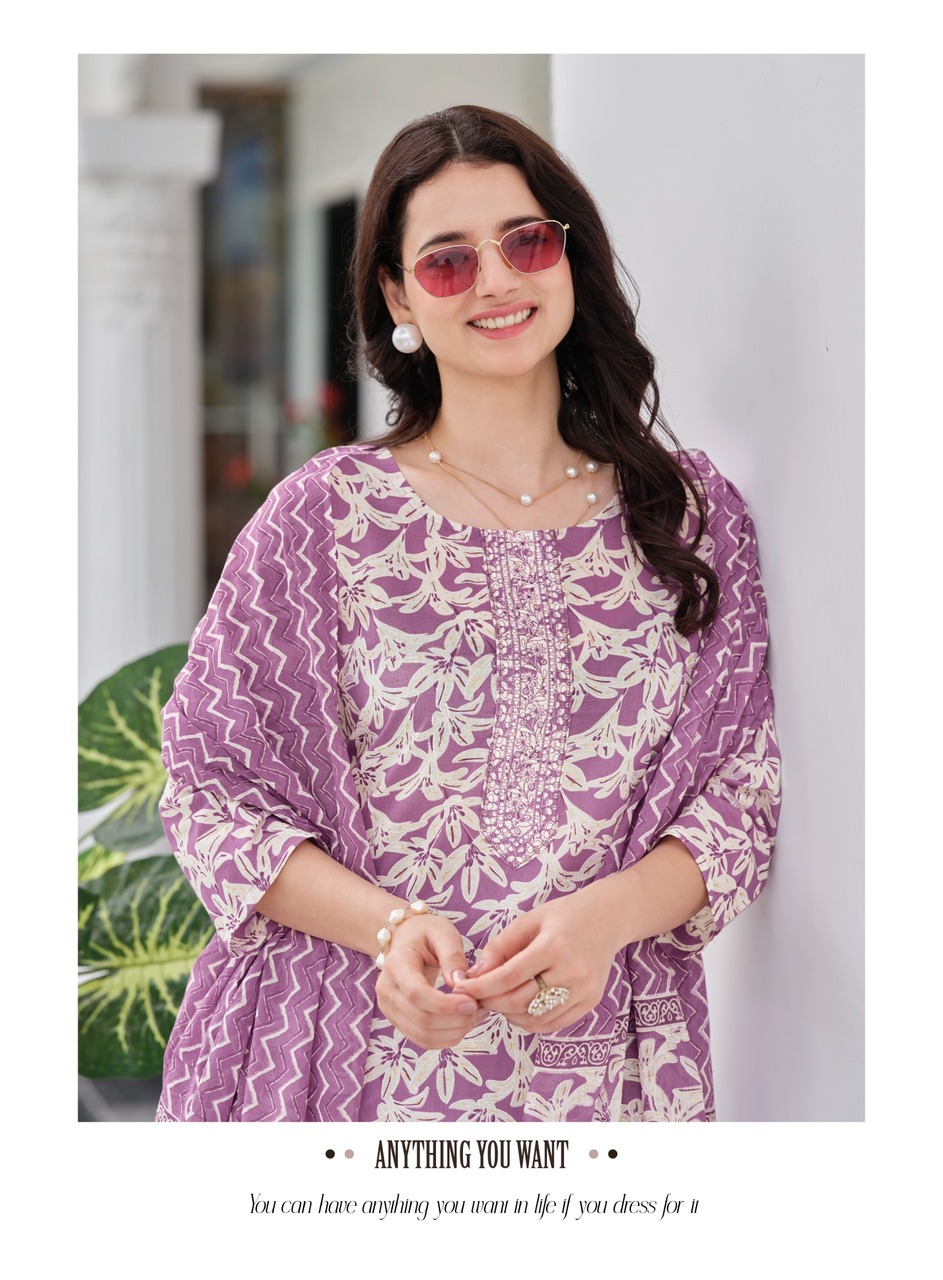 Radhika Lifestyle Cotton Plus 3 Printed Salwar Kameez Catalog collection 2