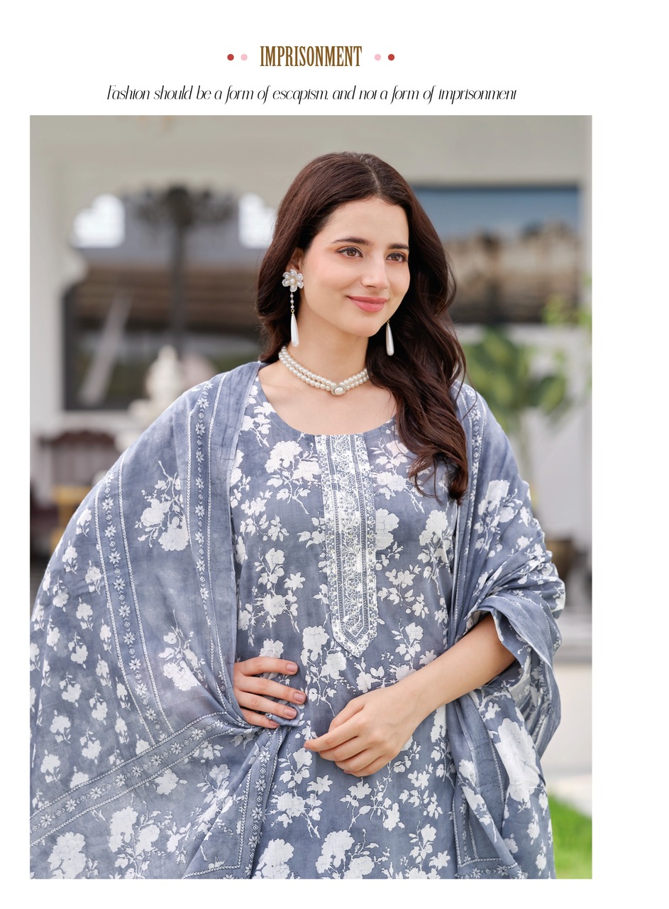 Radhika Lifestyle Cotton Plus 3 Printed Salwar Kameez Catalog collection 11