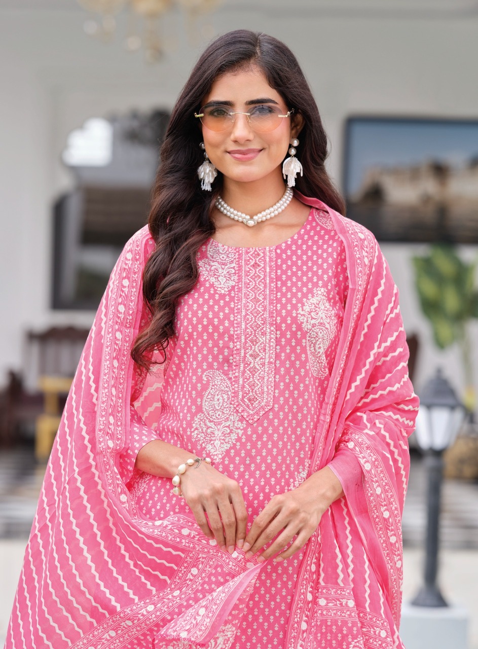 Radhika Lifestyle Cotton Plus 3 Printed Salwar Kameez Catalog collection 6