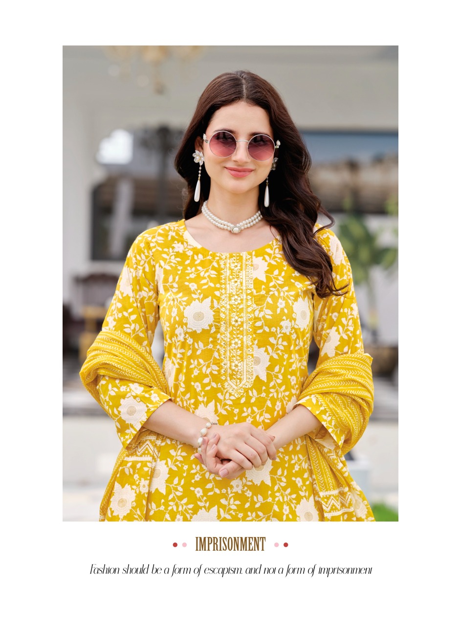 Radhika Lifestyle Cotton Plus 3 Printed Salwar Kameez Catalog collection 15