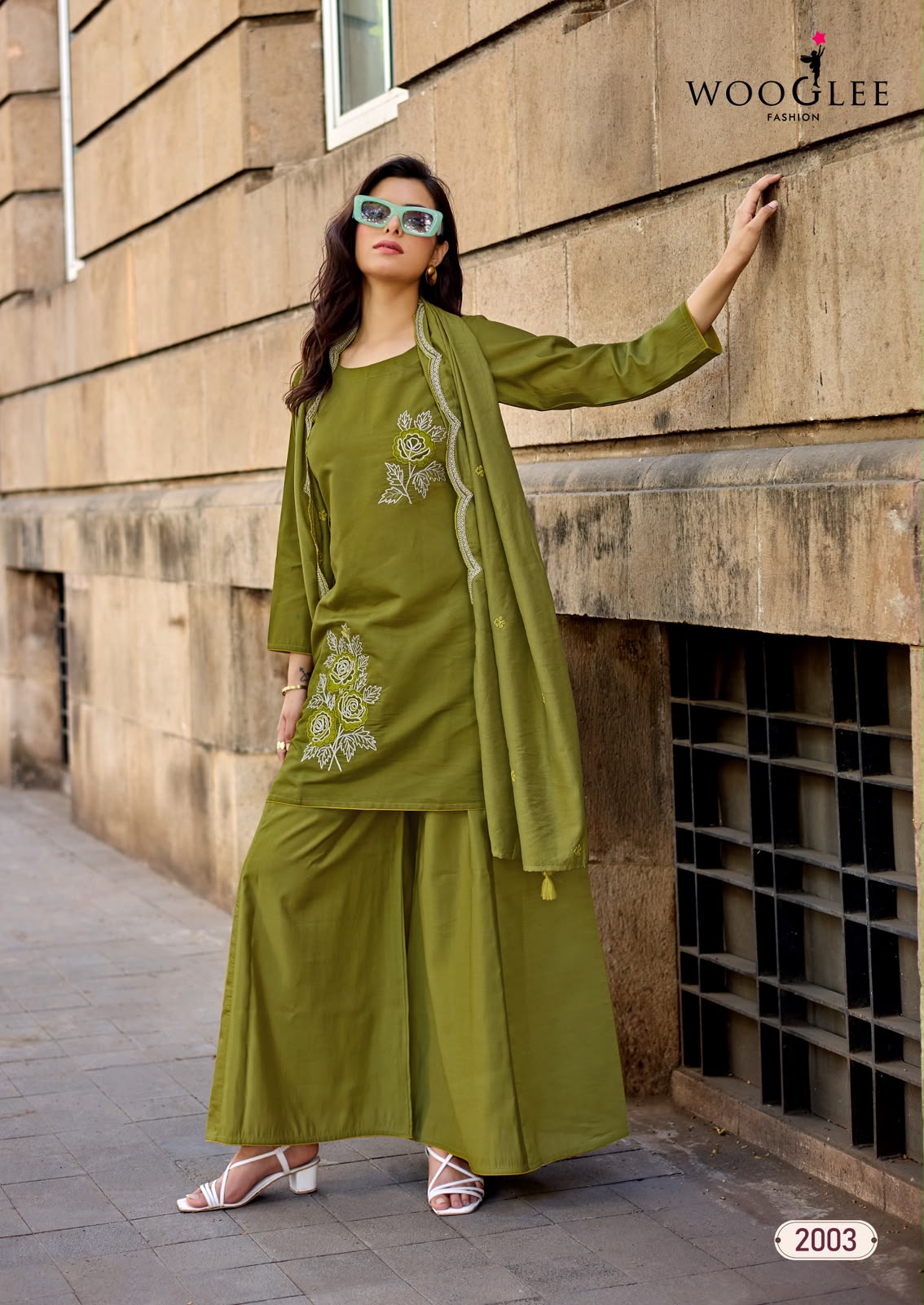 Wooglee Fashion Blue Pearl Readymade Dress Catalog collection 1