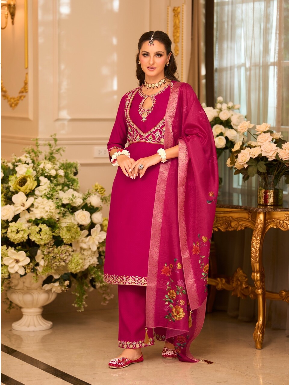 Lily Lali Phulkari Embroidery Salwar Kameez Catalog collection 10