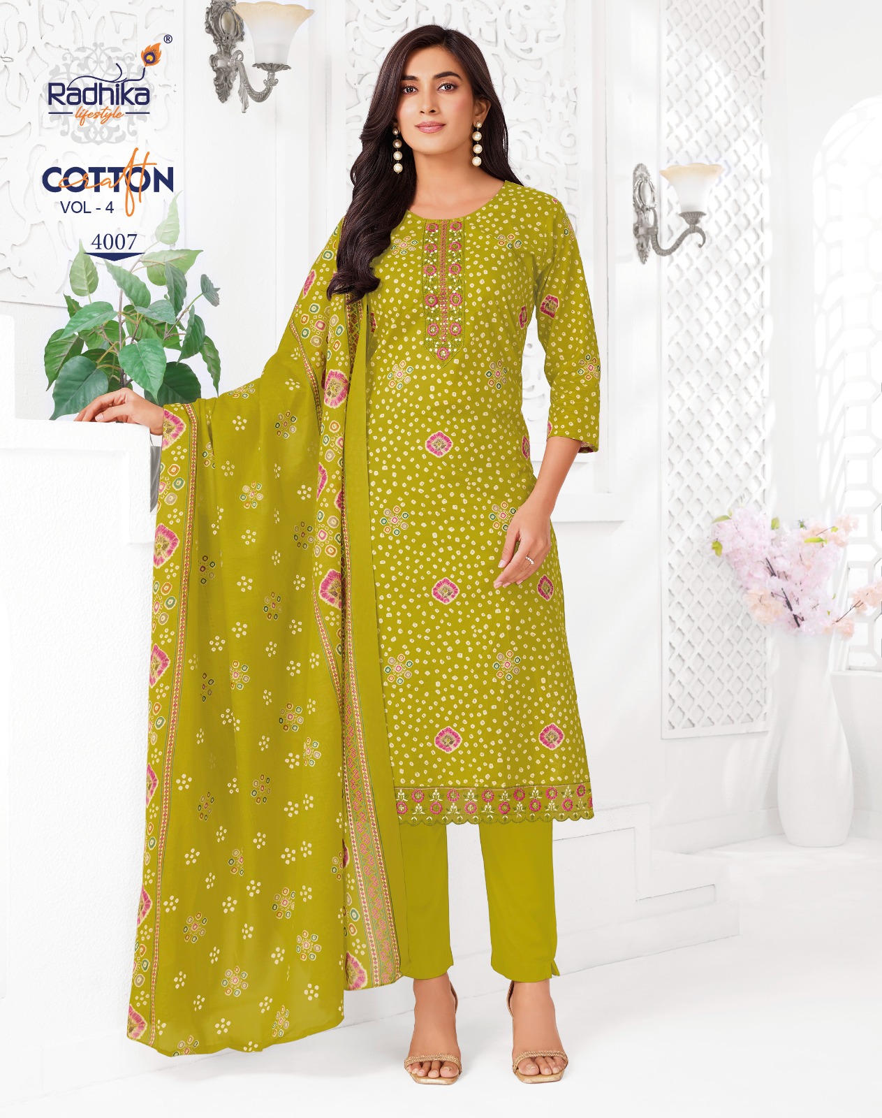Radhika Lifestyle Cotton Craft Vol 4 Readymade Dress Catalog collection 4
