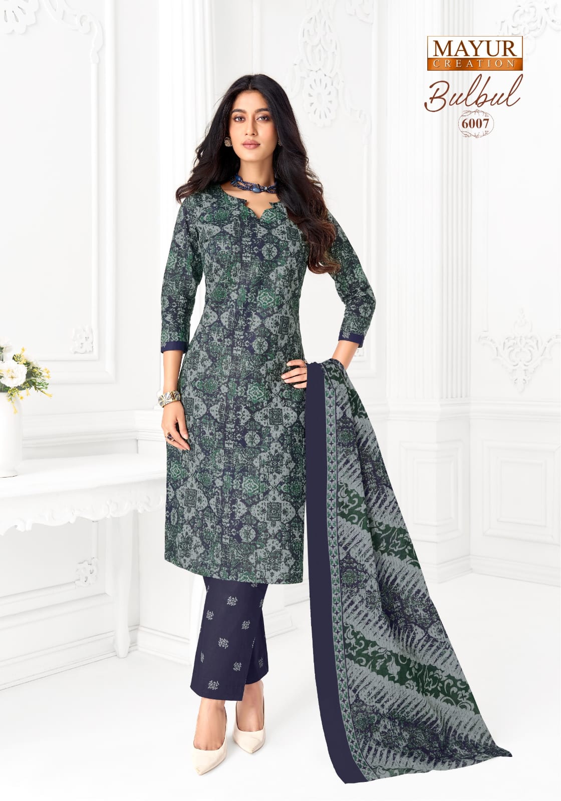 Mayur Creation Bulbul Vol 6 Cotton Salwar Kameez Catalog collection 18