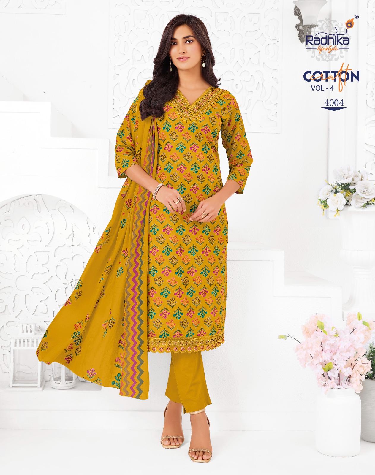 Radhika Lifestyle Cotton Craft Vol 4 Readymade Dress Catalog collection 7