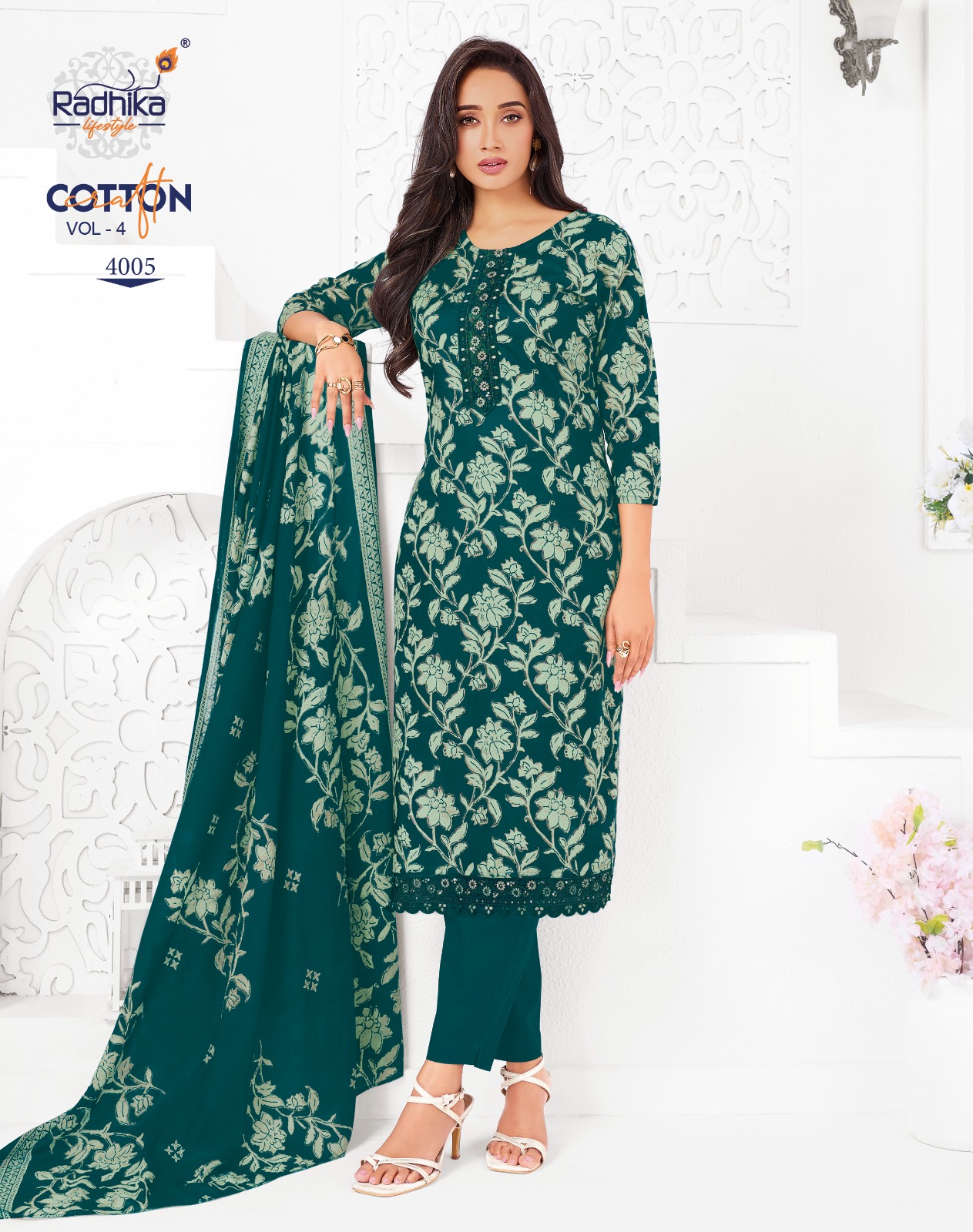 Radhika Lifestyle Cotton Craft Vol 4 Readymade Dress Catalog collection 5