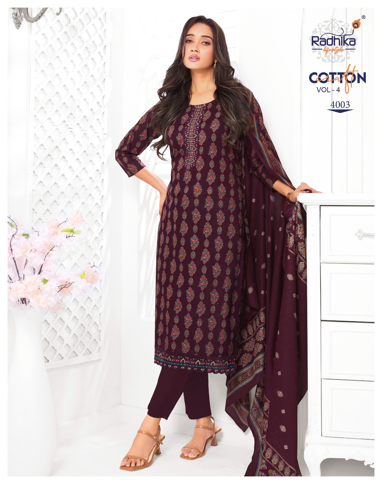 Radhika Lifestyle Cotton Craft Vol 4 Readymade Dress Catalog collection 9