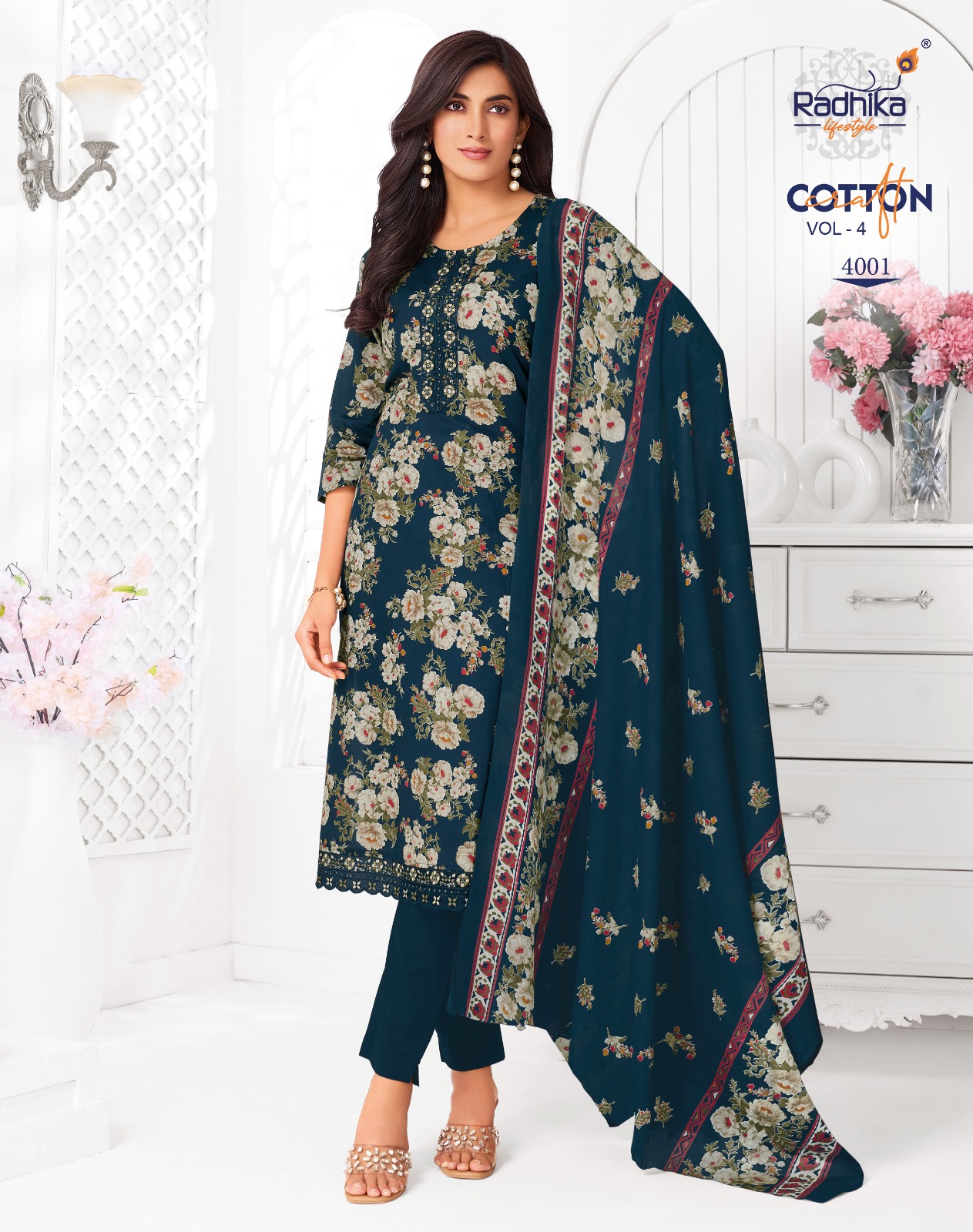 Radhika Lifestyle Cotton Craft Vol 4 Readymade Dress Catalog collection 10