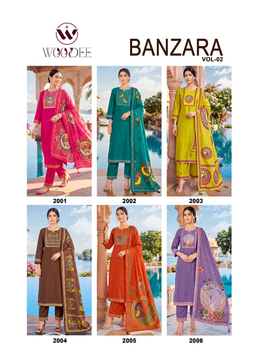 Woodee Banzara Vol 2 Readymade Dress Catalog collection 9