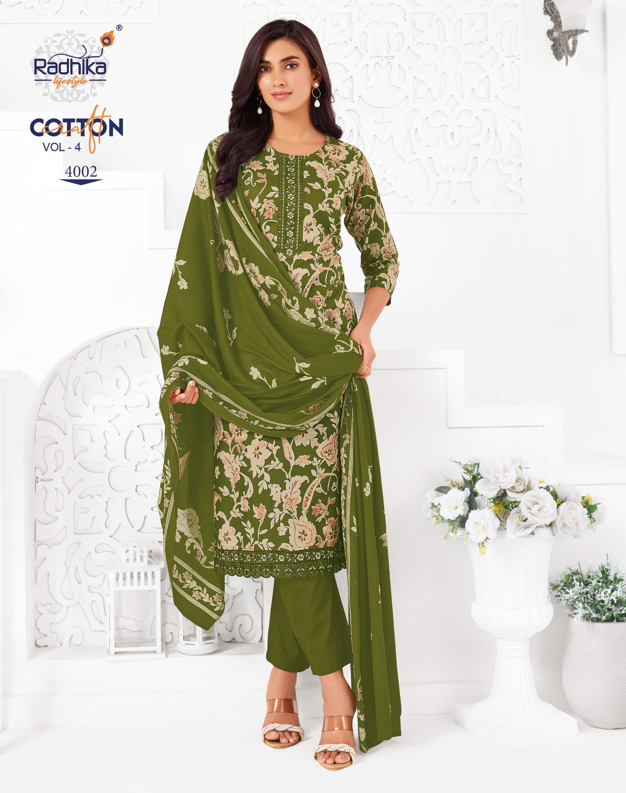 Radhika Lifestyle Cotton Craft Vol 4 Readymade Dress Catalog collection 8
