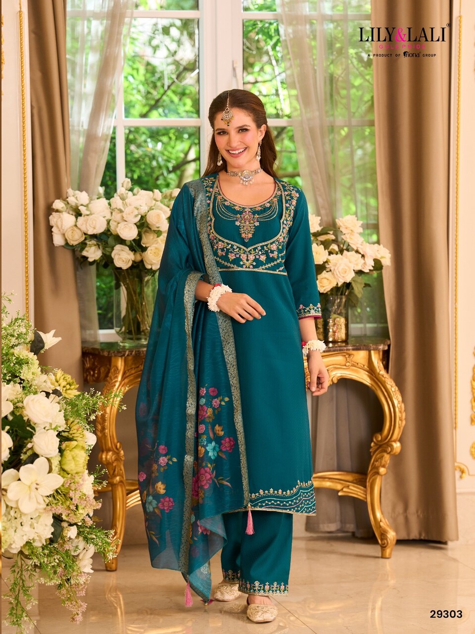 Lily Lali Phulkari Embroidery Salwar Kameez Catalog collection 6