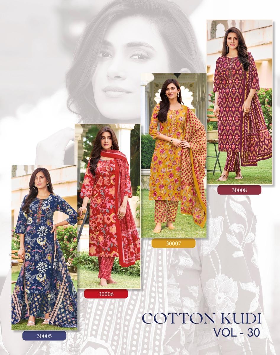 Radhika Lifestyle Cotton Kudi 30 Cotton Salwar Kameez Catalog collection 14