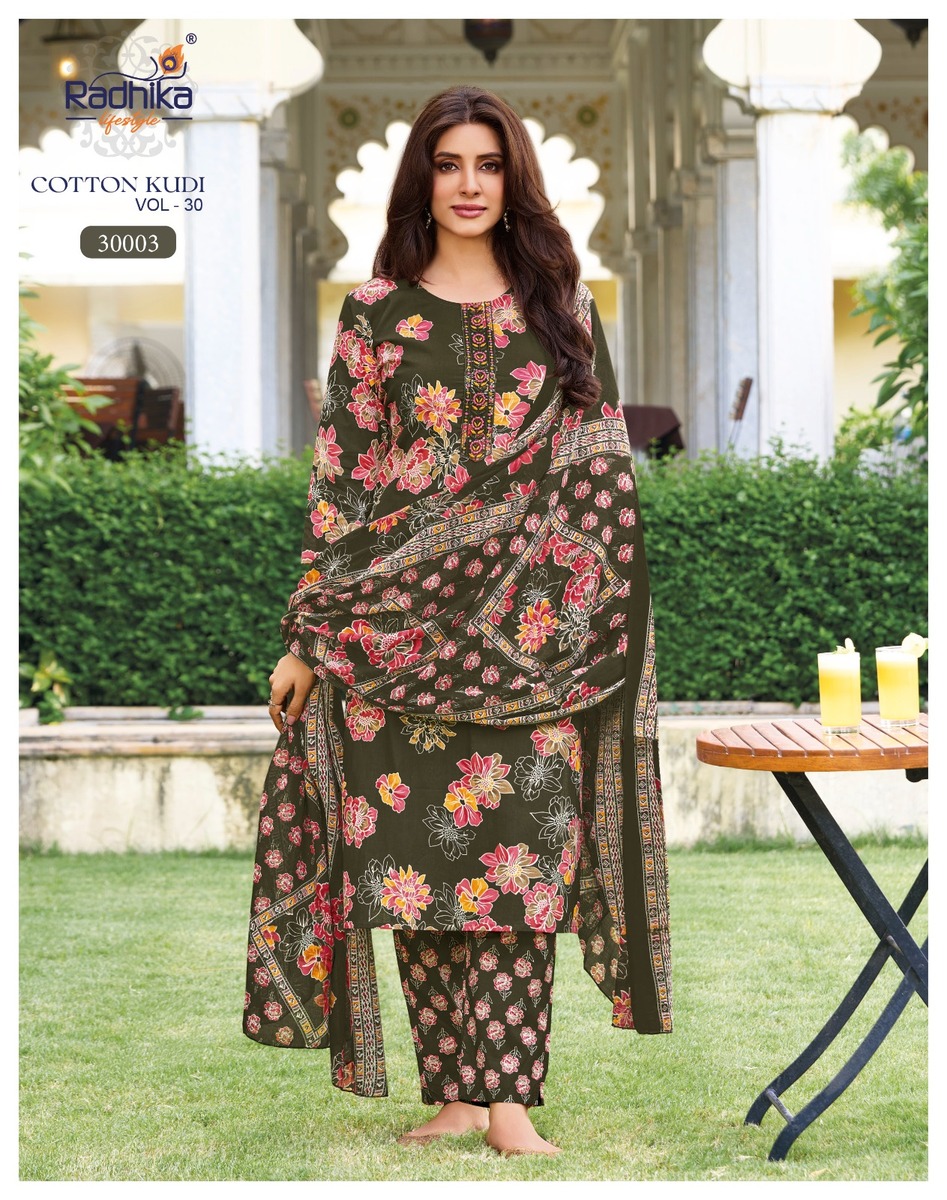 Radhika Lifestyle Cotton Kudi 30 Cotton Salwar Kameez Catalog collection 10
