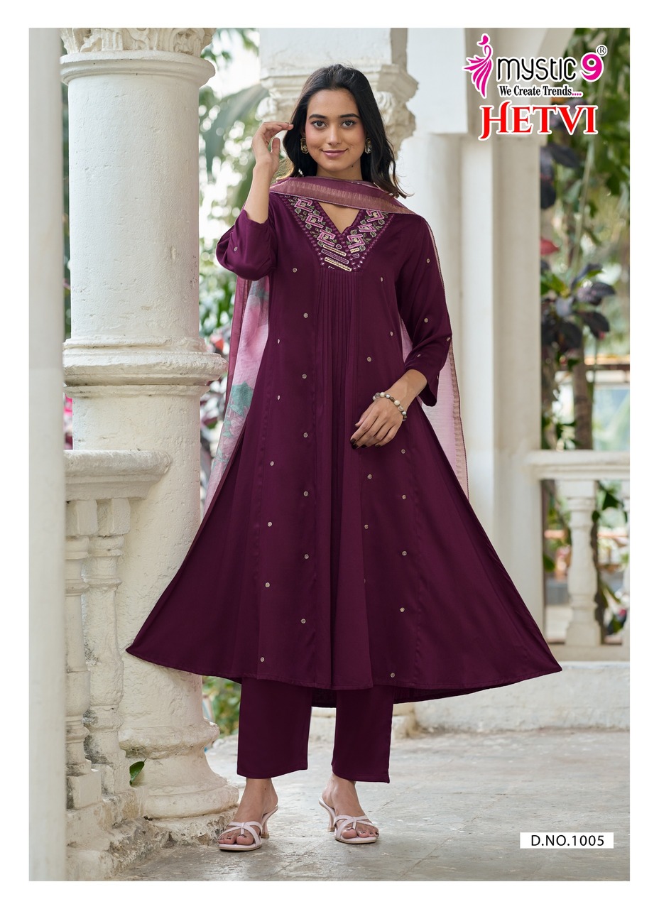 Mystic 9 Hetvi Readymade Dress Catalog collection 15