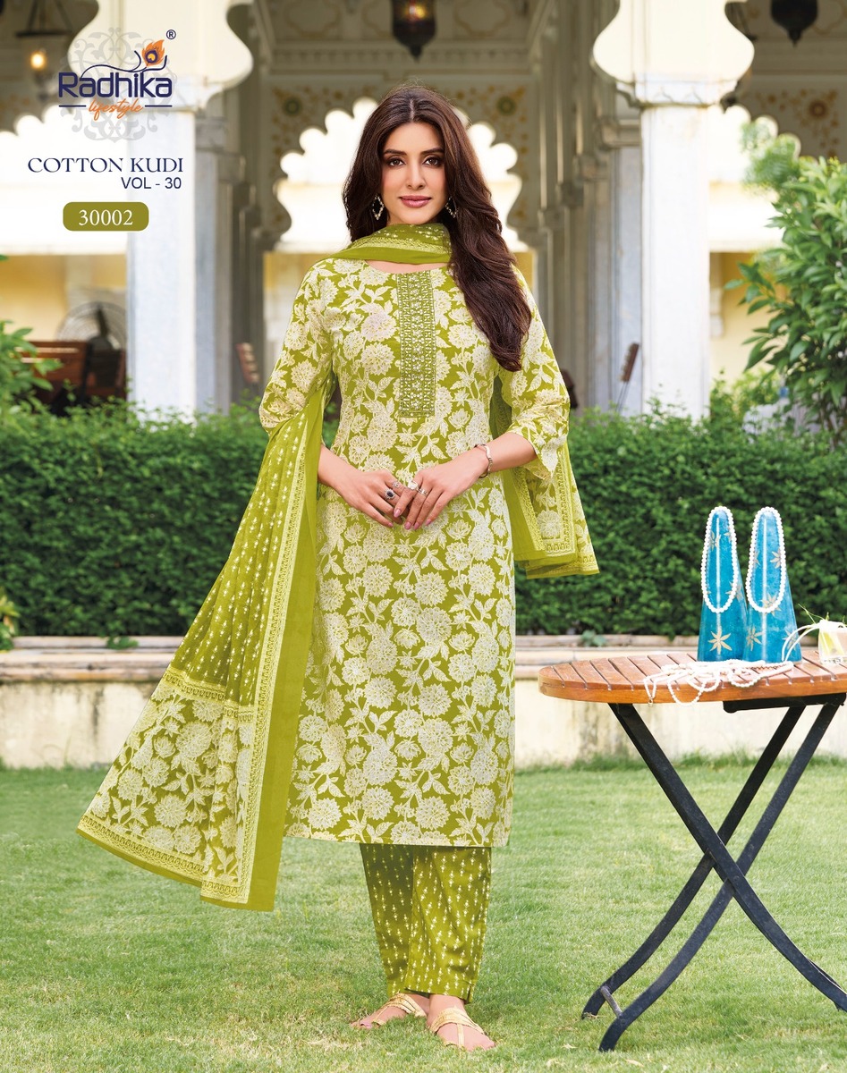 Radhika Lifestyle Cotton Kudi 30 Cotton Salwar Kameez Catalog collection 12