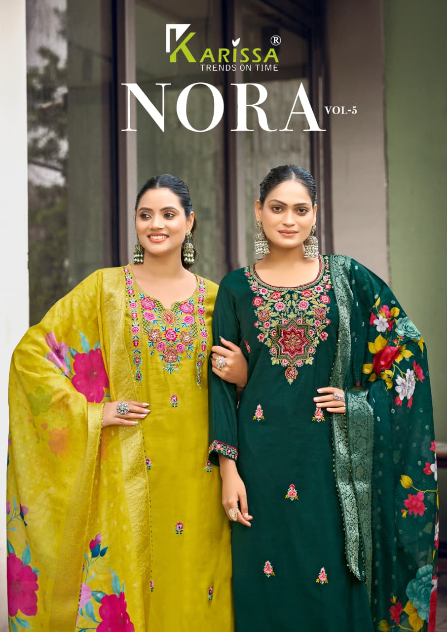 Karissa Nora Vol 5 Readymade Dress Catalog collection 5