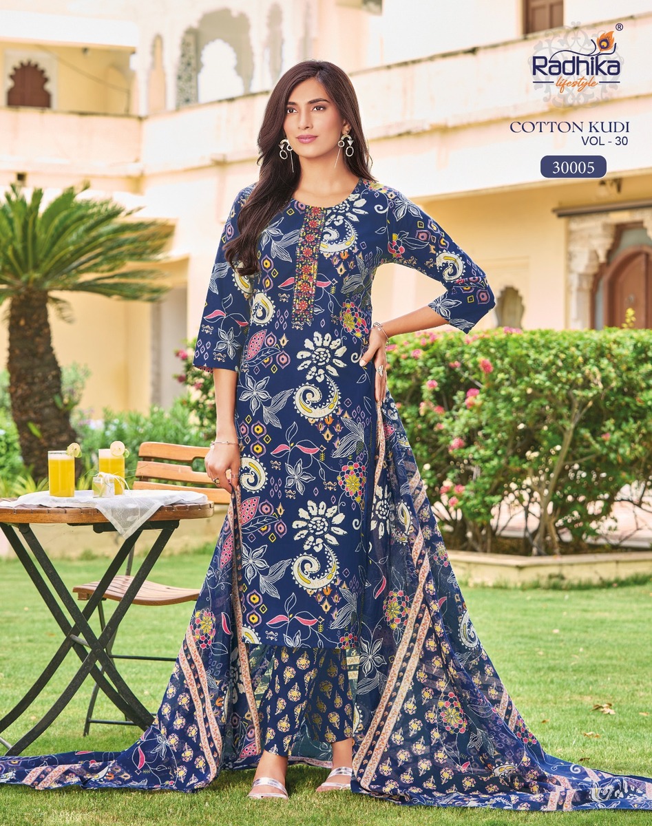 Radhika Lifestyle Cotton Kudi 30 Cotton Salwar Kameez Catalog collection 5