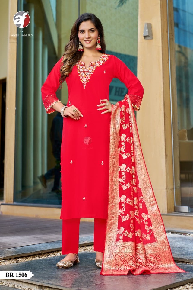 Anju Fabrics Dno Br 1503 5 6 Readymade Dress Size Set collection 1