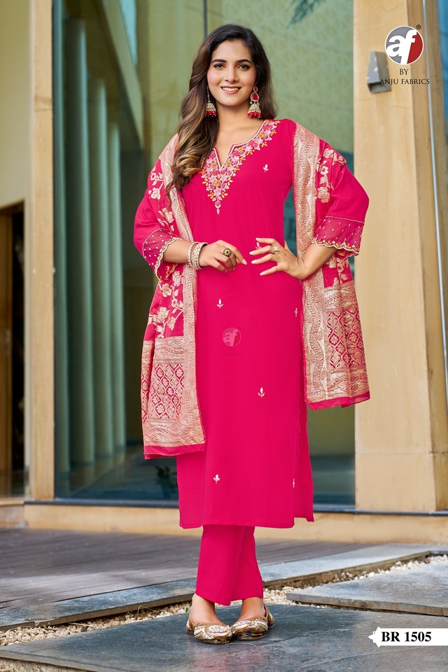 Anju Fabrics Dno Br 1503 5 6 Readymade Dress Size Set collection 7