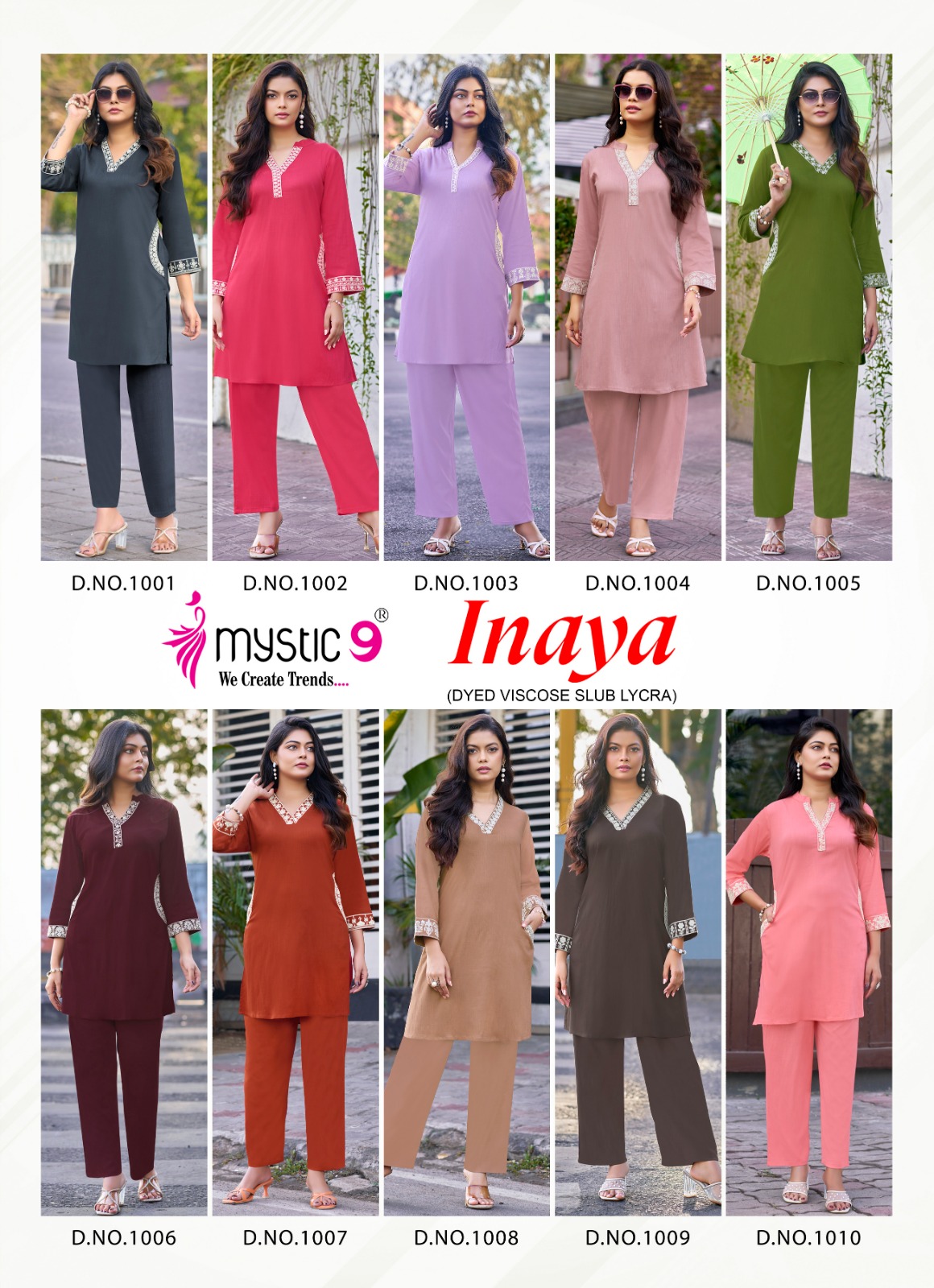 Mystic 9 Inaya Vol 1 Co Ord Set Catalog collection 13