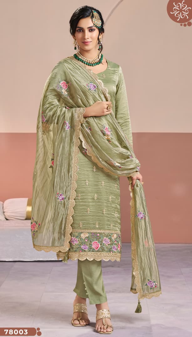 Kuleesh By Vinay Manntraa Dress Materials Cartalog collection 3