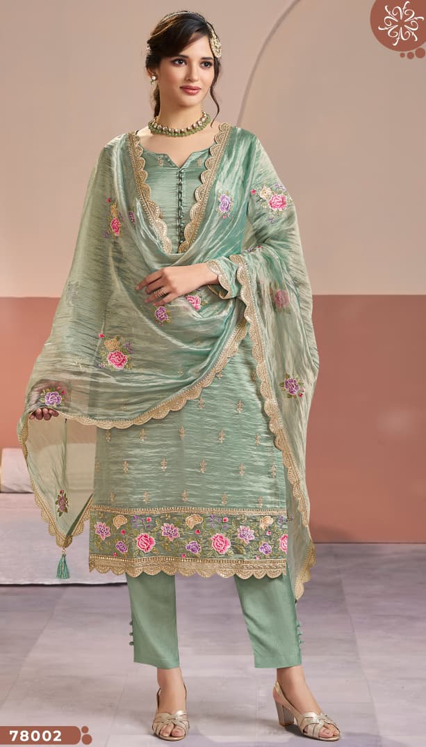 Kuleesh By Vinay Manntraa Dress Materials Cartalog collection 4