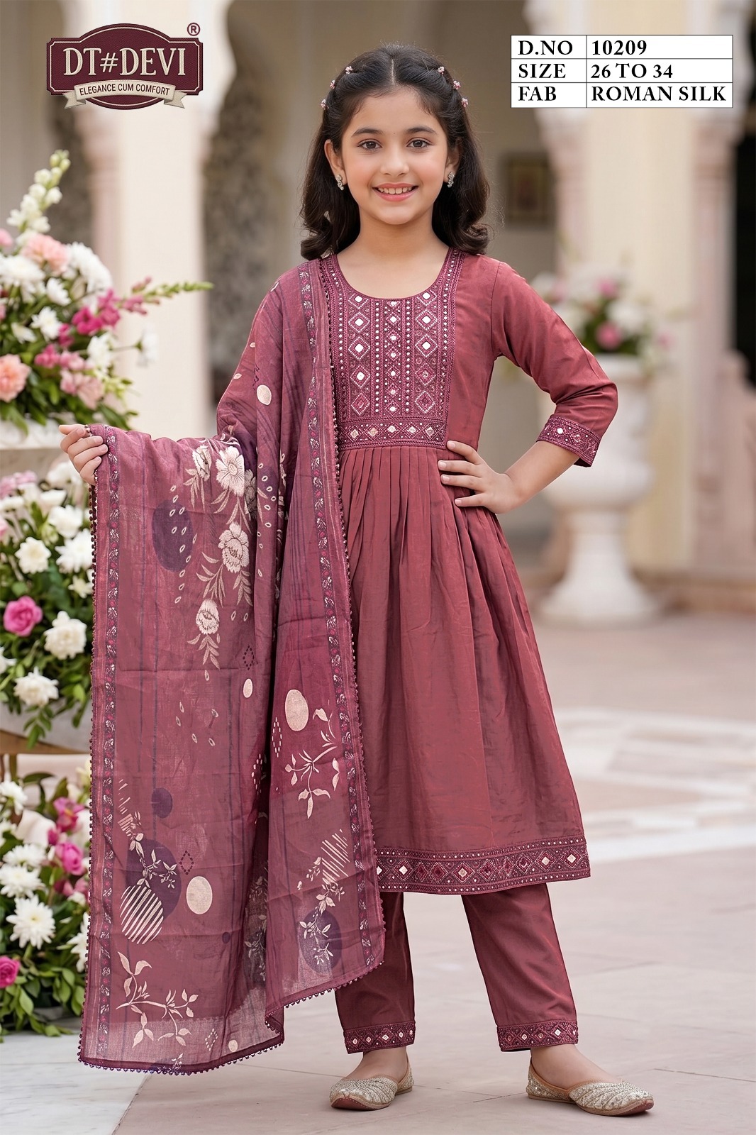 Devi Naaz Vol 2 Kids Readymade Dress Size Set collection 2