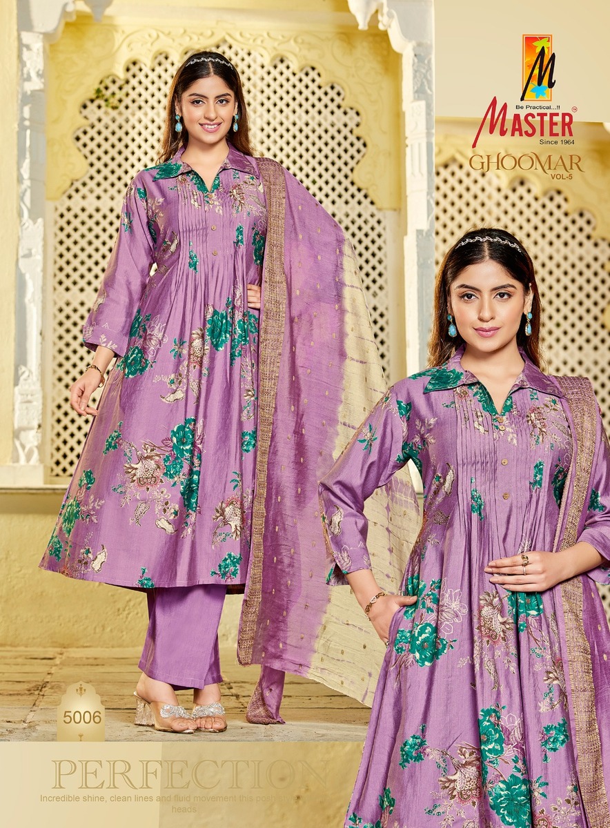 Master Ghoomar Vol 5 Printed Salwar Kameez Catalog collection 7