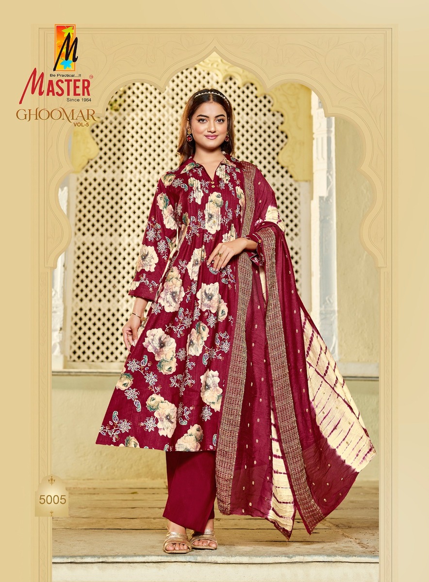 Master Ghoomar Vol 5 Printed Salwar Kameez Catalog collection 6