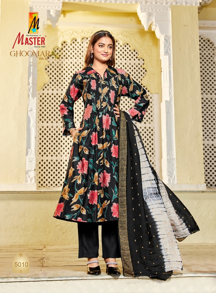 Master Ghoomar Vol 5 Printed Salwar Kameez Catalog collection 14