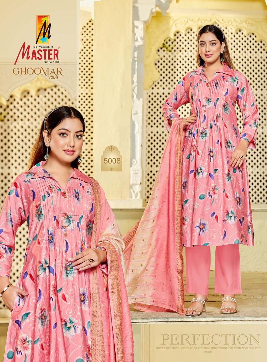 Master Ghoomar Vol 5 Printed Salwar Kameez Catalog collection 2