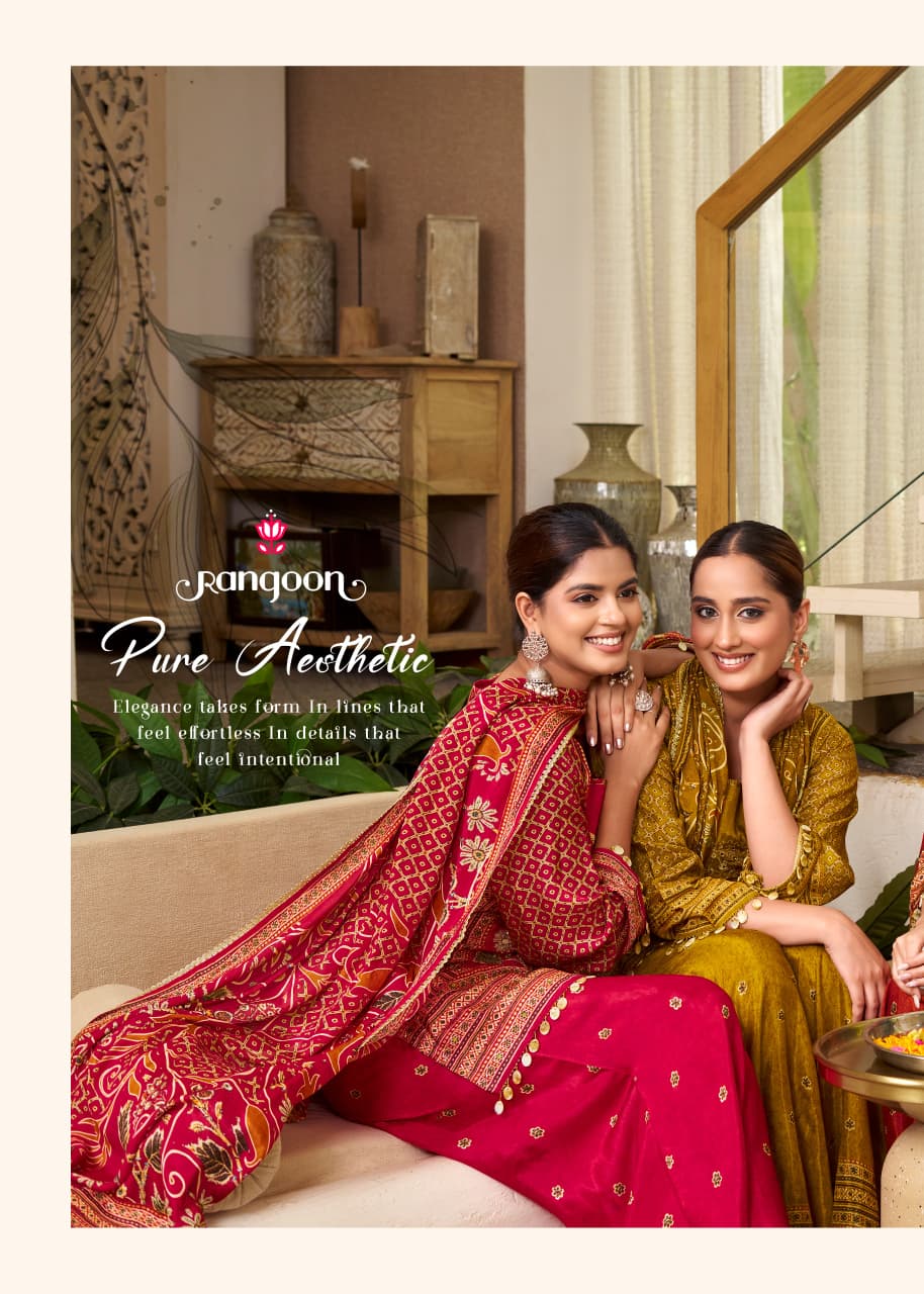 Rangoon Bandhan Kurti Palazzo Dupatta Set Catalog collection 3