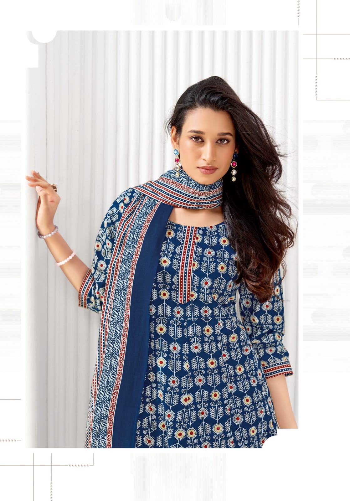 Mayur Creation Anarkali Vol 3 Cotton Salwar Kameez Catalog collection 3