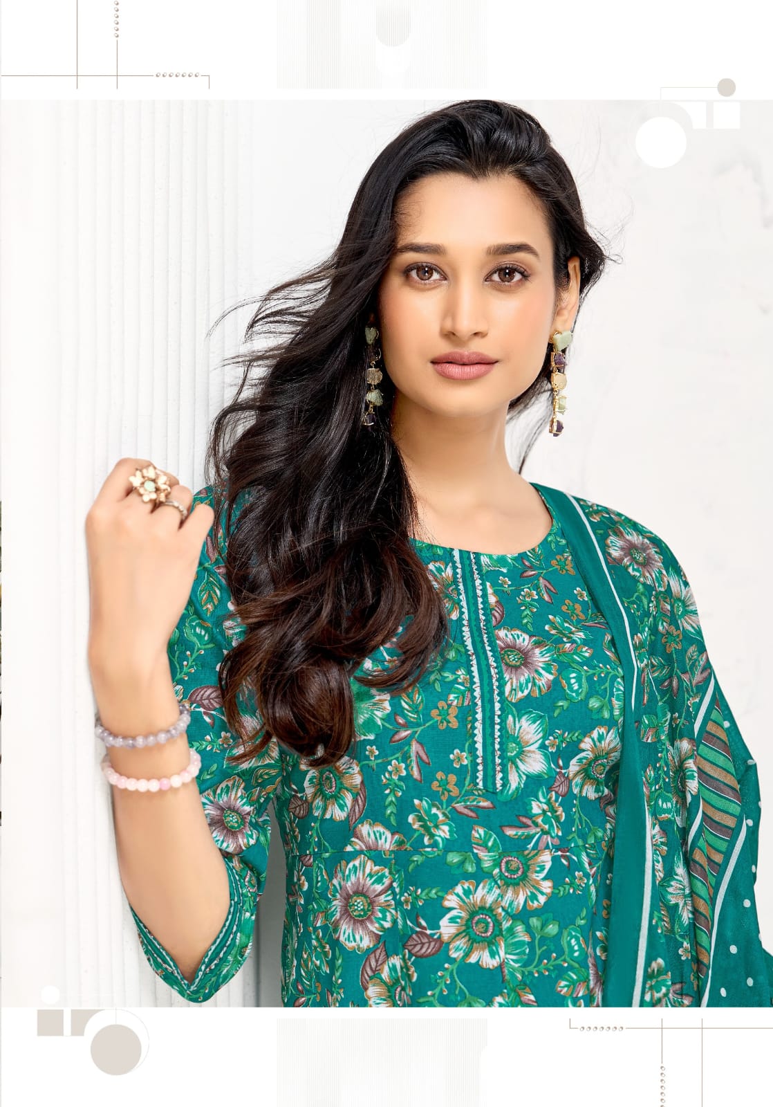 Mayur Creation Anarkali Vol 3 Cotton Salwar Kameez Catalog collection 12