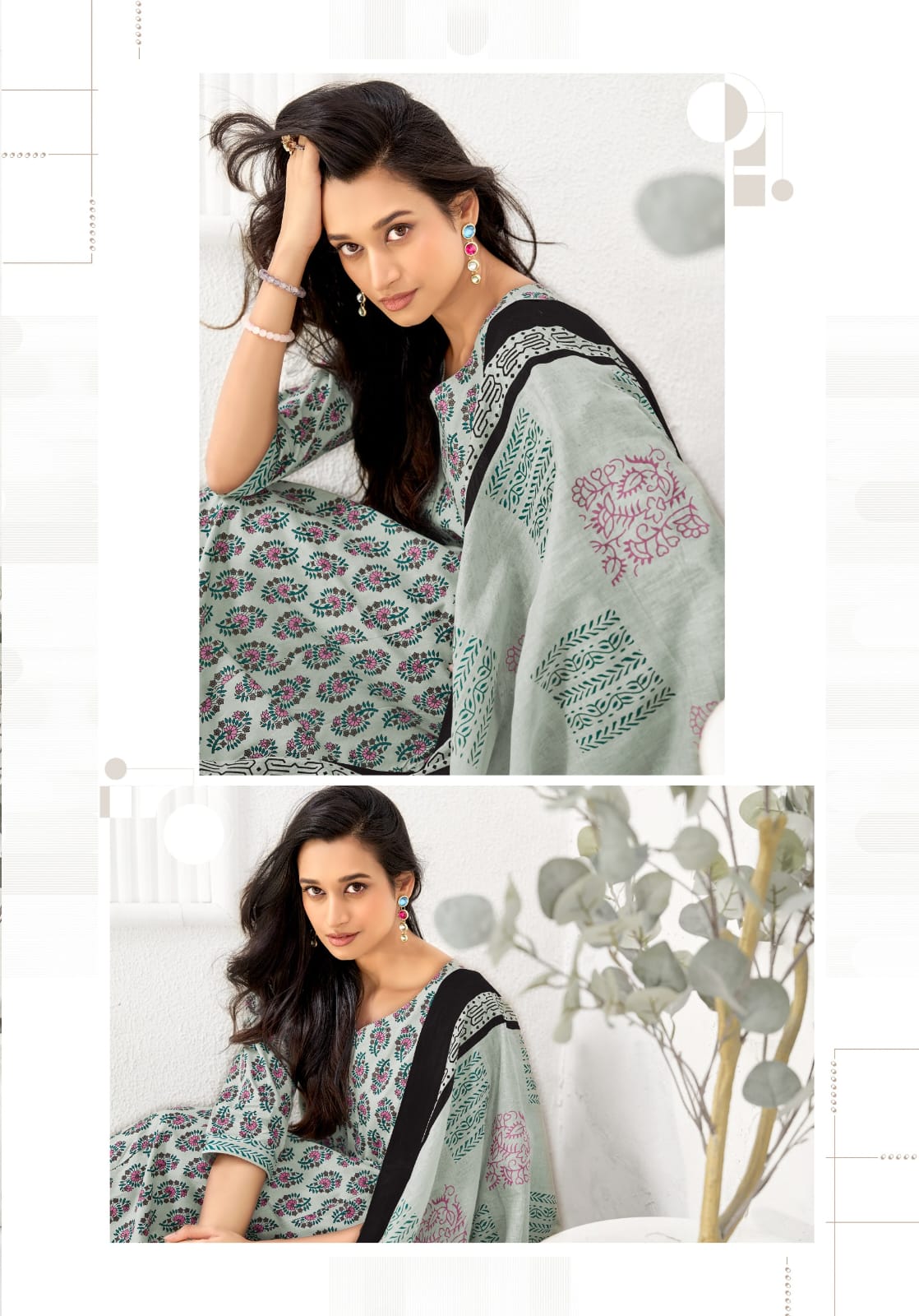 Mayur Creation Anarkali Vol 3 Cotton Salwar Kameez Catalog collection 9