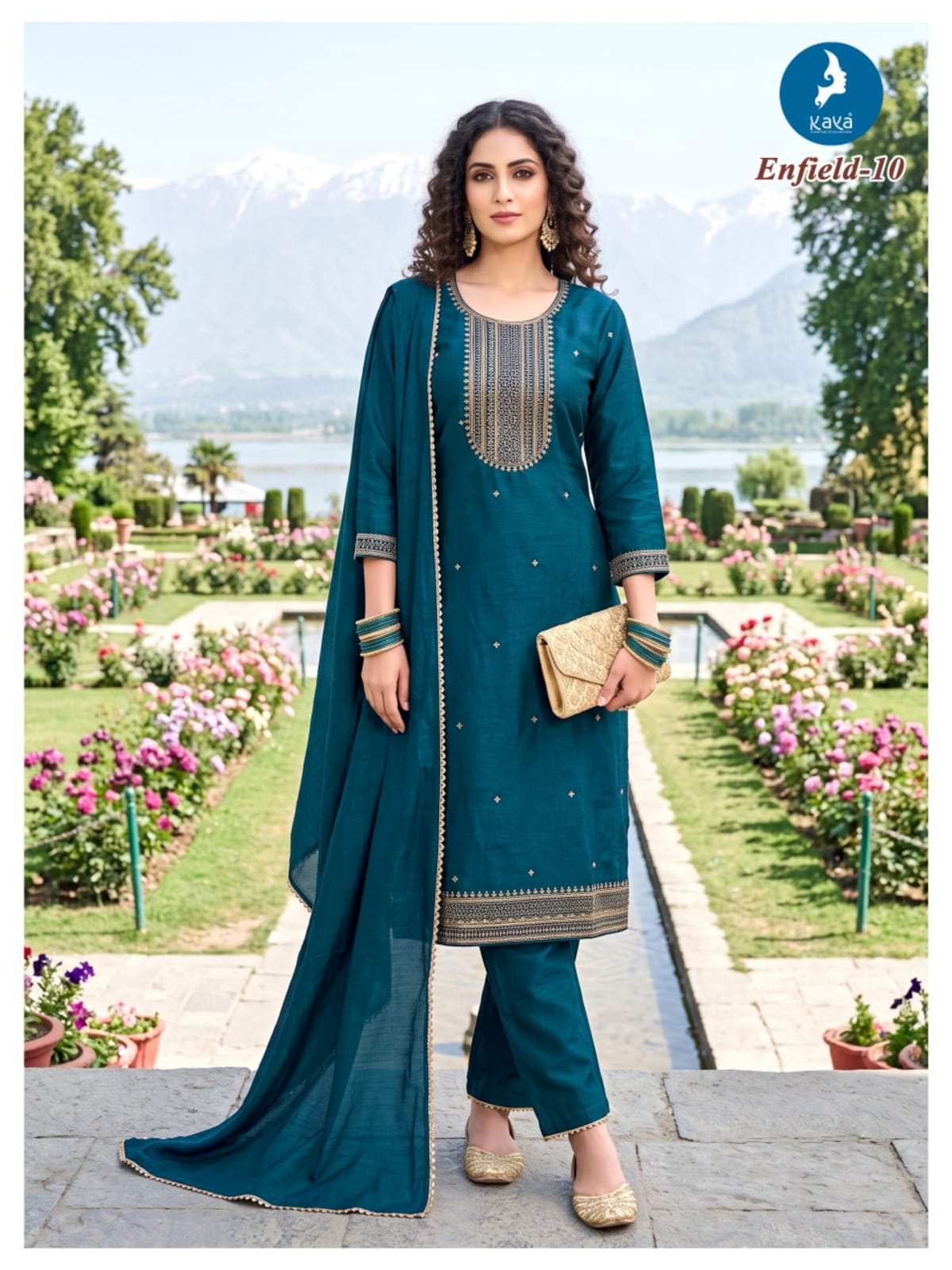 Kaya Kurti Enfiled Readymade Dress Size Set collection 9