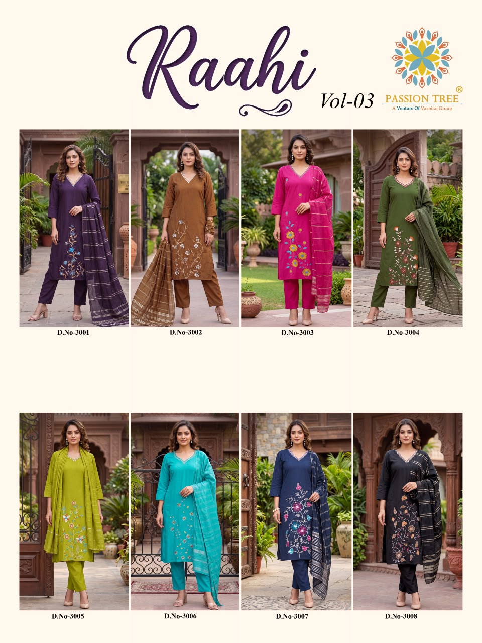 Passion Tree Raahi Vol 3 Readymade Dress Catalog collection 2