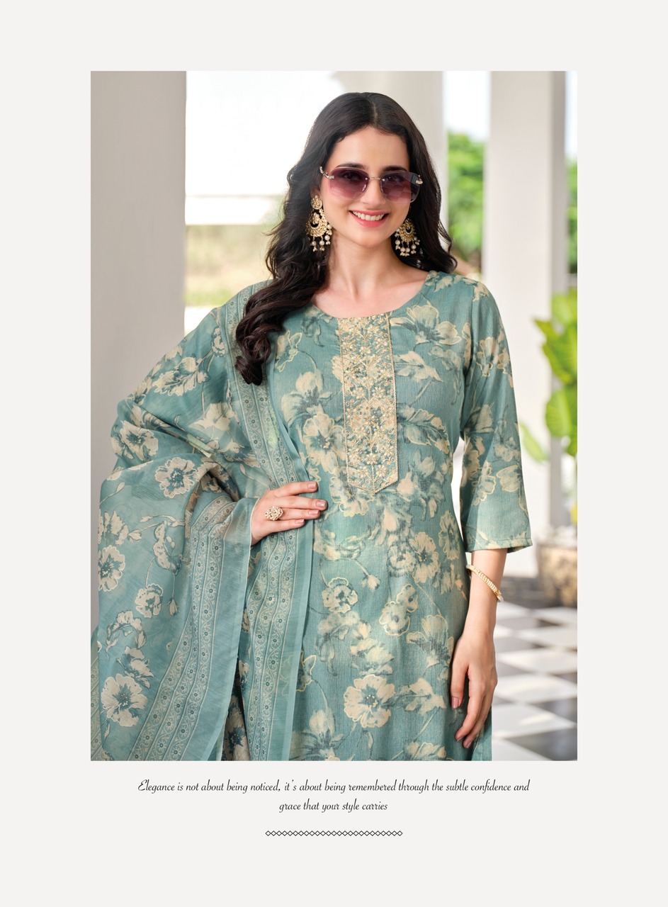 Radhika Lifestyle Seerat 14 Printed Salwar Kameez Catalog collection 14