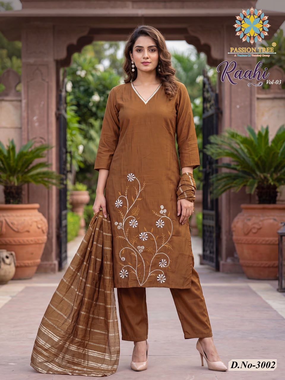 Passion Tree Raahi Vol 3 Readymade Dress Catalog collection 7