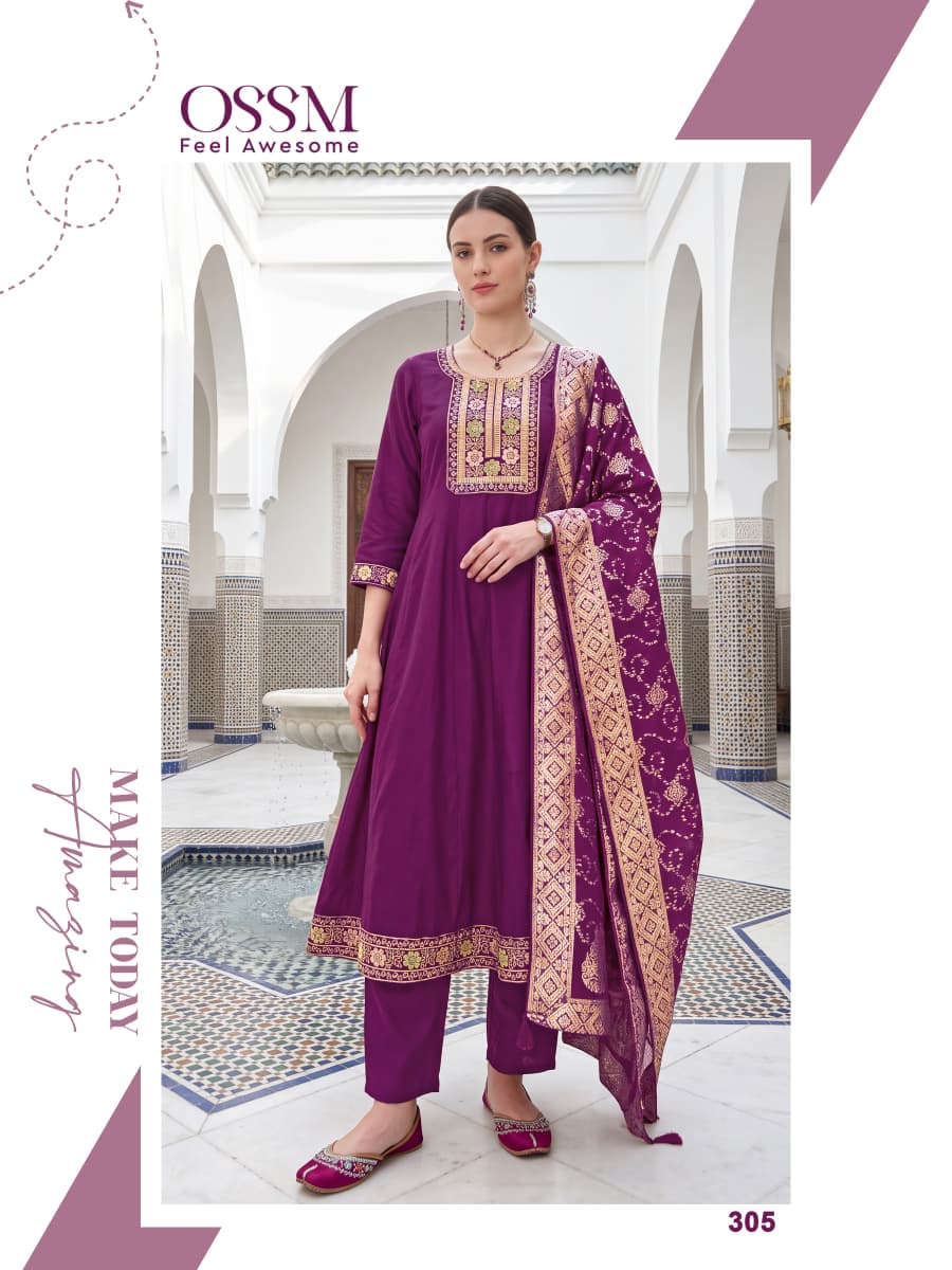 Ossm Resham Vol 3 Readymade Dress Catalog collection 6