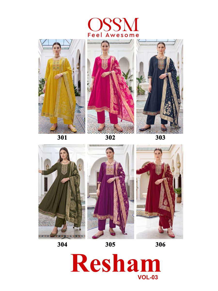 Ossm Resham Vol 3 Readymade Dress Catalog collection 3