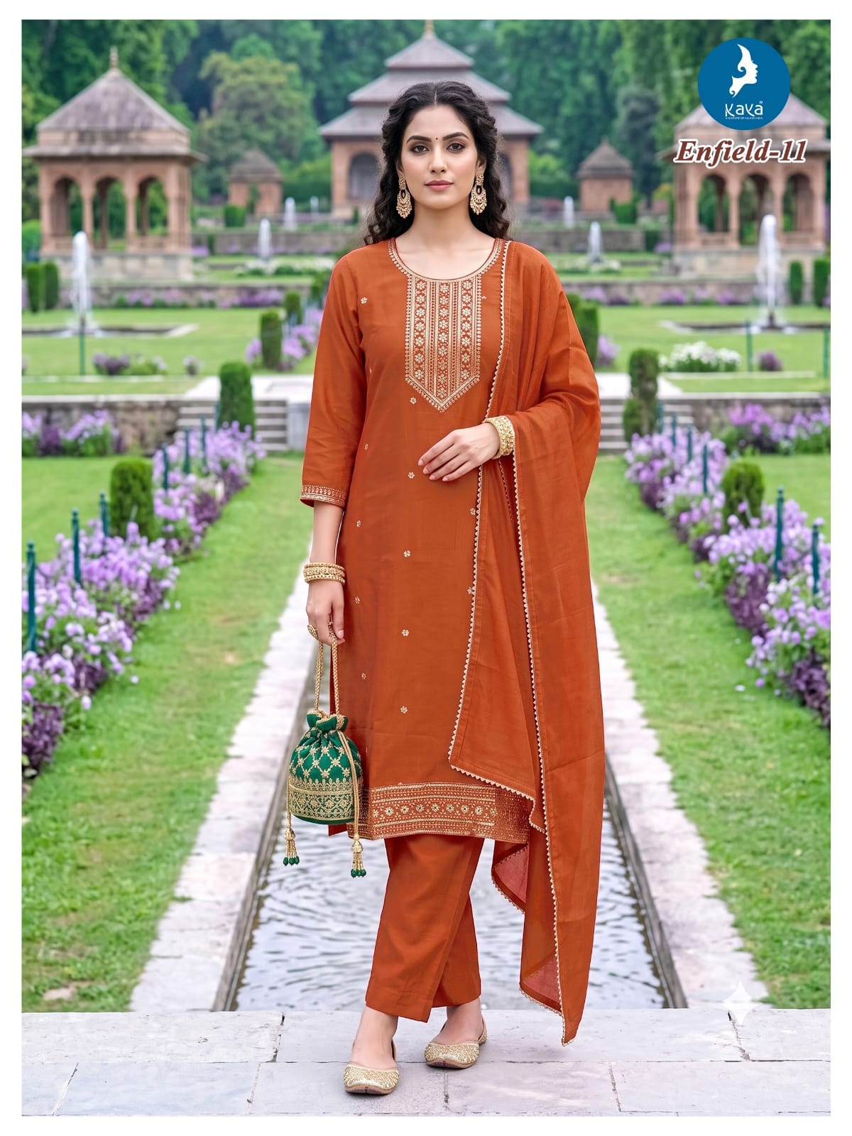 Kaya Kurti Enfiled Readymade Dress Size Set collection 7