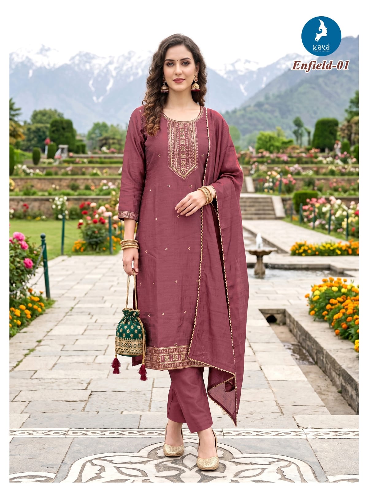 Kaya Kurti Enfiled Readymade Dress Size Set collection 6