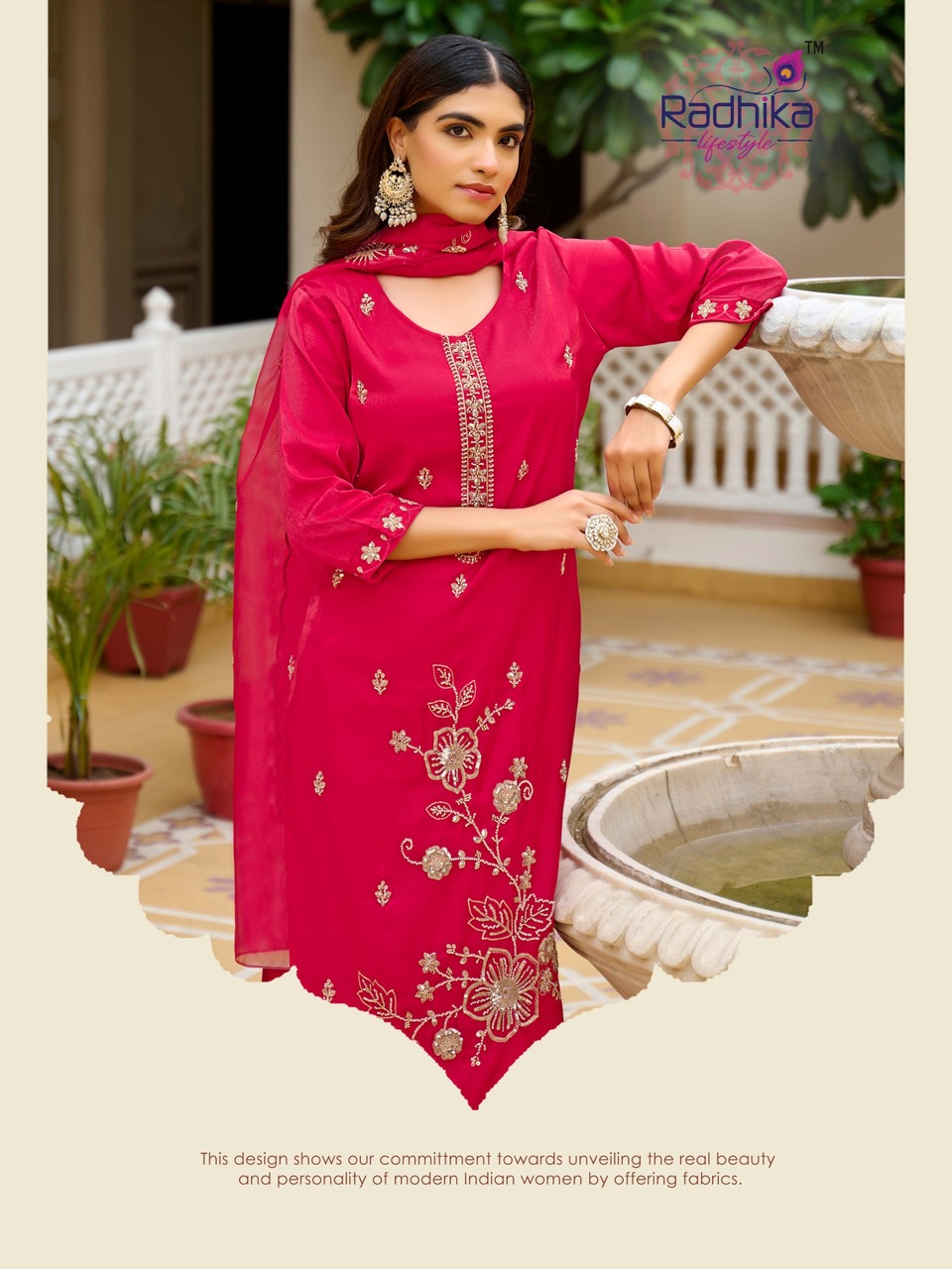Radhika Lifestyle Sarin Readymade Dress Catalog collection 1