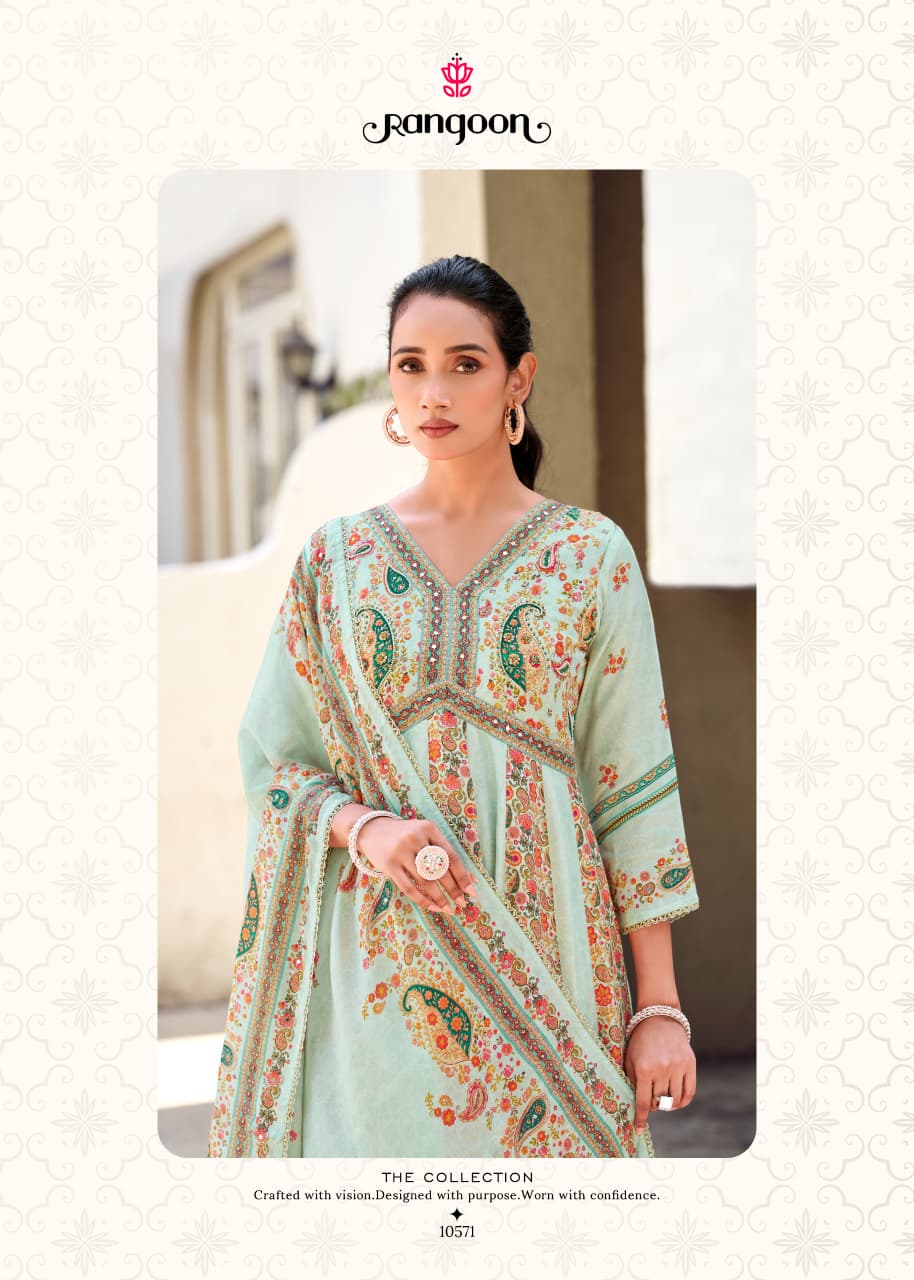 Rangoon Rang Mahal Anarkali Suits Catalog collection 3
