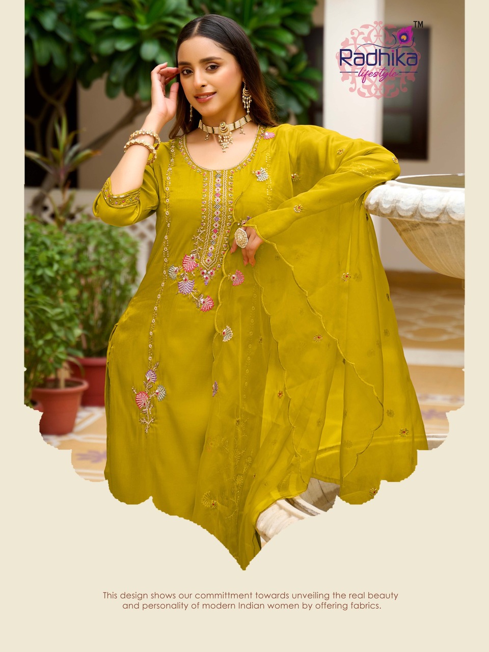 Radhika Lifestyle Sarin Readymade Dress Catalog collection 8