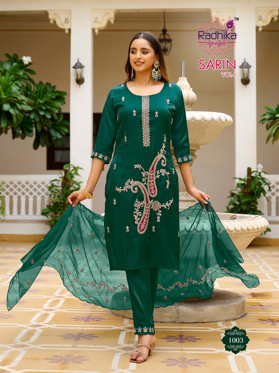 Radhika Lifestyle Sarin Readymade Dress Catalog collection 9